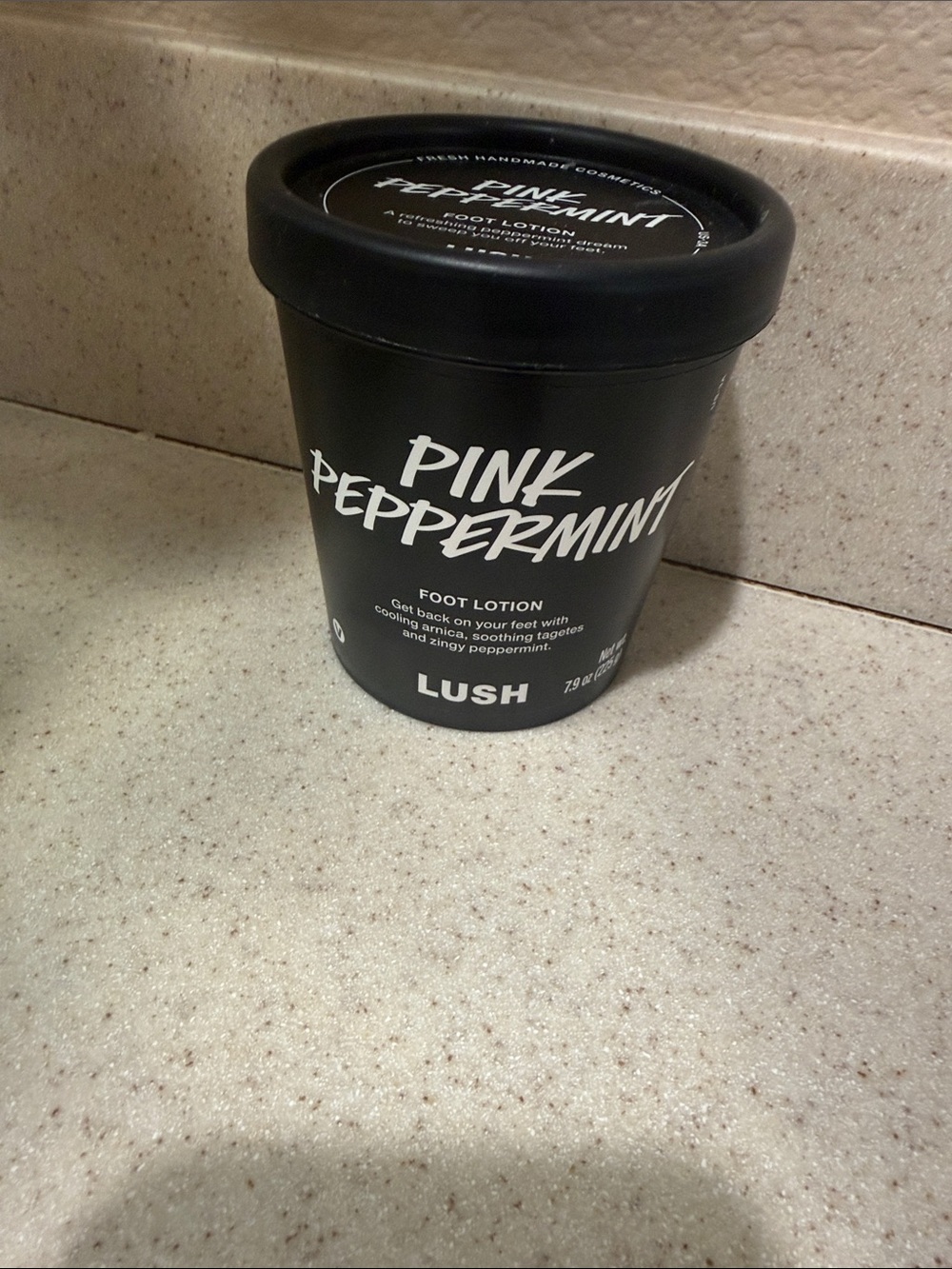 Lush Pink Peppermint Foot Lotion 7.9oz.